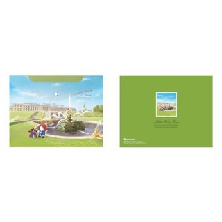 Папка-конверт на кнопке А5, Comix География 'Санкт-Петербург: Петергоф' 4