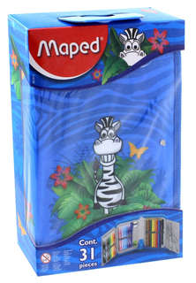 Пенал Maped Jungle с наполнением, 32 предмета 4
