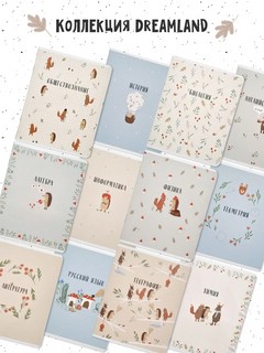 Комплект из 12-ти предметных тетрадей BeSmart 'Dreamland' 6