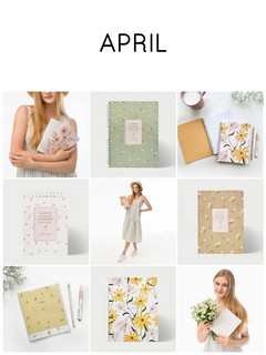 Комплект из 12-ти предметных тетрадей BeSmart 'April' 18