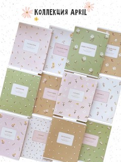 Комплект из 12-ти предметных тетрадей BeSmart 'April' 5