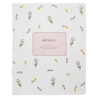 Тетрадь предметная по Физике beSmart 'April' на скрепке, А5, ...