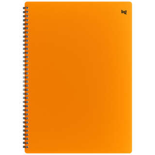 Тетрадь А4, 80 листов в клетку, на гребне BG 'Neon', пластико...