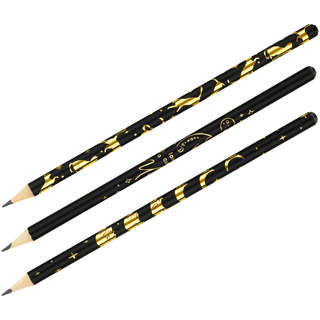 Карандаш ч/г MESHU 'Moon cat', HB, заточенный, ассорти. Цена ...