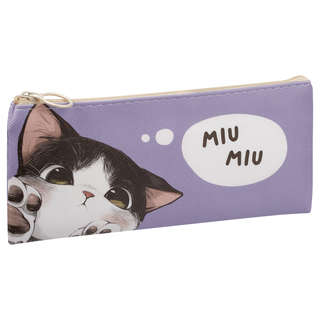 Пенал мягкий MESHU 'Paws', искусственная кожа