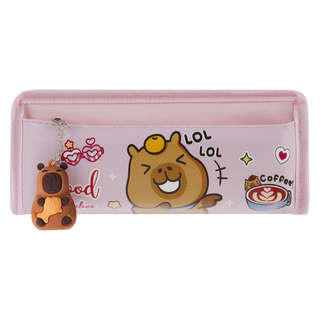 Пенал мягкий MESHU 'Capy', 2 отделения, полиэстер, ПВХ 2