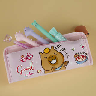 Пенал мягкий MESHU 'Capy', 2 отделения, полиэстер, ПВХ 7