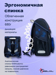 Школьный ранец BelMil Prime 'Game Time' с наполнением (4 предмета) 3