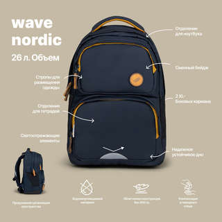 Рюкзак школьный Belmil Wave Nordic 5