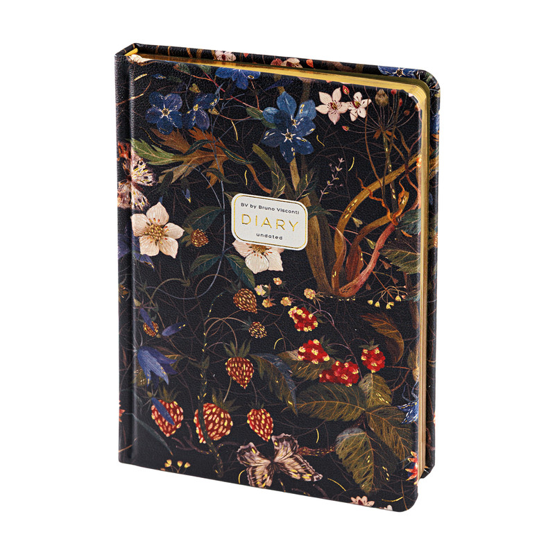 Ежедневник 'Лесные ягоды' недатированный А5, 240 стр, BrunoVisconti