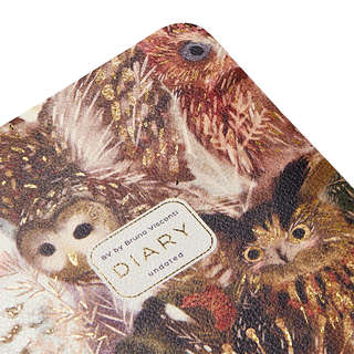 Ежедневник 'Волшебные совы' недатированный А6, 240 стр, BrunoVisconti 5