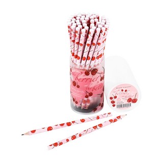 Карандаш чернографитовый 'Вишня в сливках' НВ, трехгранный, грифель 2мм, Bruno Visconti 2