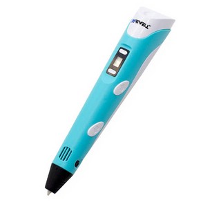 3D ручка MyRiwell RP-100B с LCD-дисплеем, голубая