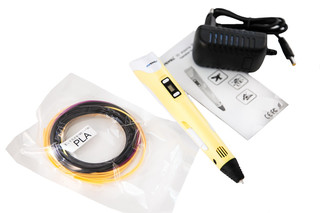 3D ручка MyRiwell RP-100B с LCD-дисплеем, фиолетовая 3