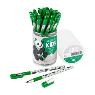 Ручка шариковая, 0.5 мм, 'MagicWrite Kids: Панда' синяя, BrunoVisconti 2