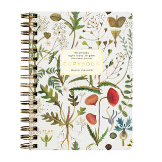 Блокнот А6, 60 листов в клетку, 'Луговые травы', Bruno Visconti