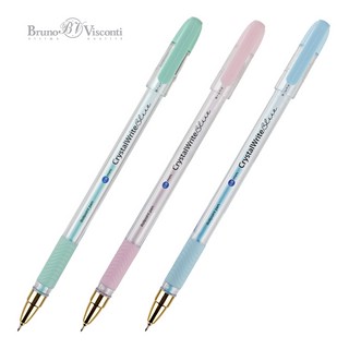 Ручка шариковая 'CrystalWrite.Zefir' синяя, Bruno Visconti, к...