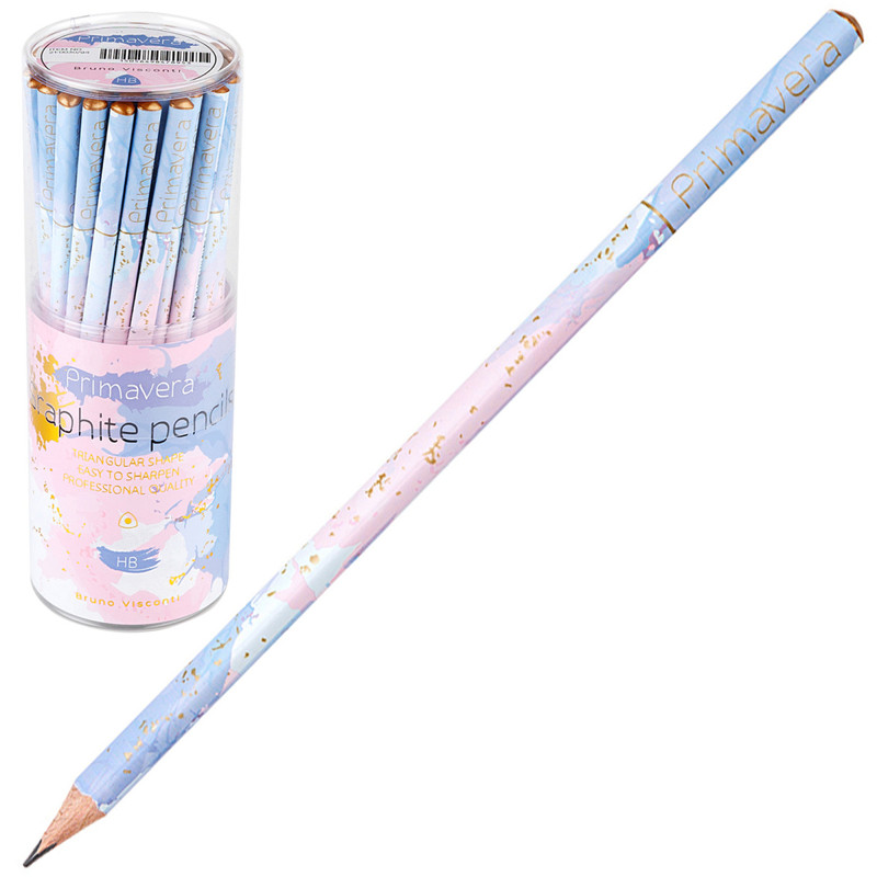 Карандаш чернографитовый НВ, BV Primavera
