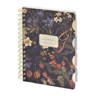 Записная книжа А5, 120 листов, на гребне, с разделителями 'Ле...