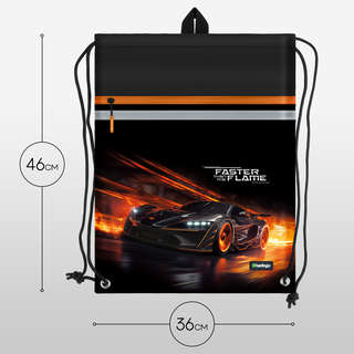 Мешок для обуви Berlingo 'Faster Than The Flame', 36х46 см 5