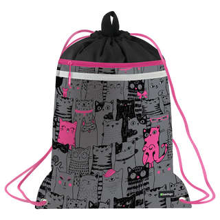 Мешок для обуви Berlingo 'Happy Cats', 36х46 см