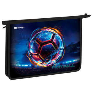Папка для тетрадей А4, 1 отделение, Berlingo 'Cyber Football'...