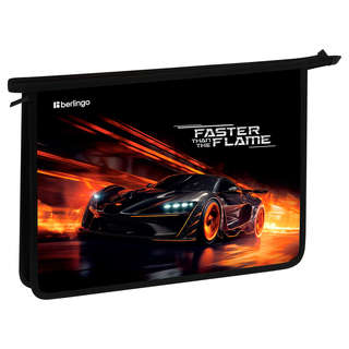 Папка для тетрадей А4, 1 отделение, Berlingo 'Faster Than The...