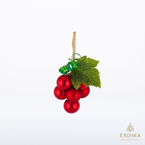 Елочное украшение 'Виноград-3', стекло, артикул С579
