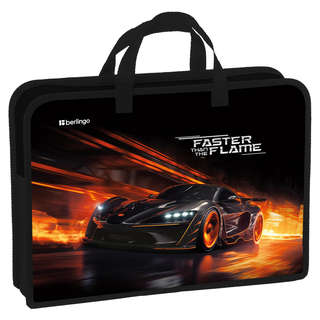 Папка с ручками А4, 1 отделение, Berlingo 'Faster Than The Fl...
