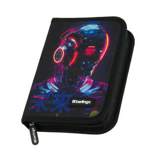 Пенал 1 отделение, Berlingo 'Cyberpunk', дополнительная откид...