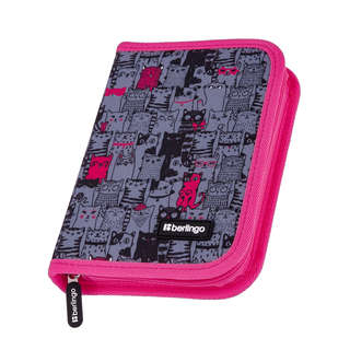 Пенал 1 отделение, Berlingo 'Happy Cats', дополнительная отки...