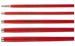 Набор кистей № 1-5, пони, круглые, Луч Классика, с пеналом 6