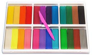 Пластилин 24 цвета, 480 гр, Луч Классика, стек, пластиковая коробка, картонный чехол 2