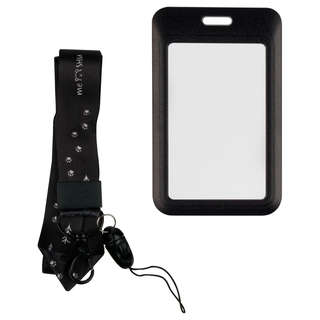 Бейдж вертикальный MESHU 'Taiga', 110х70 мм, лента с карабином,  3D печать 4