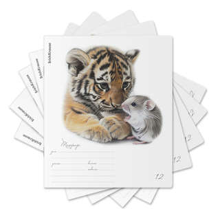 Тетрадь 12 листов в линейку, ErichKrause Little Cuties, в асс...