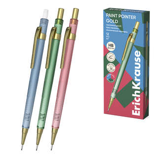 Карандаш механический НВ, 0.5 мм, ErichKrause Paint Pointer G...