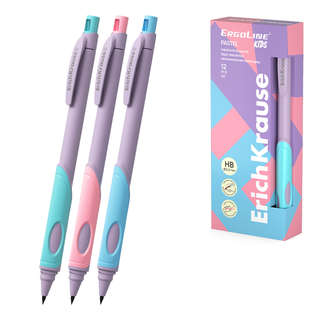 Карандаш механический НВ, 2.0 мм, ErichKrause ErgoLine Kids P...