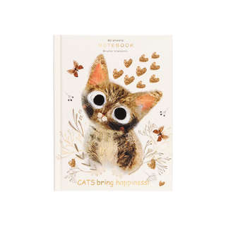 Блокнот А6, 80 листов в линию, 'Милый котик' BV 2