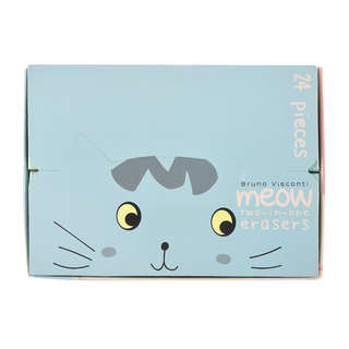 Ластик мягкий 'Meow', BV, ассорти. Цена за 1 шт. 3