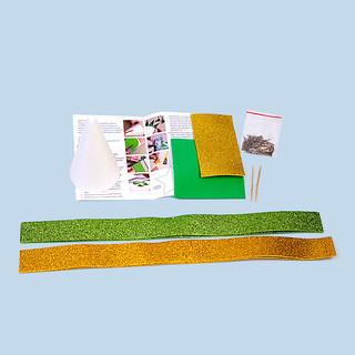 Набор для творчества 'Новогодняя елочка' (12 см), с мишурой Волшебная мастерская 4