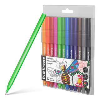 Линеры 12 цветов, ErichKrause Art Spirit