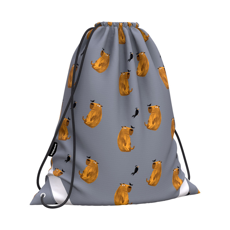 Мешок для обуви ErichKrause Capybara, 365x440 мм