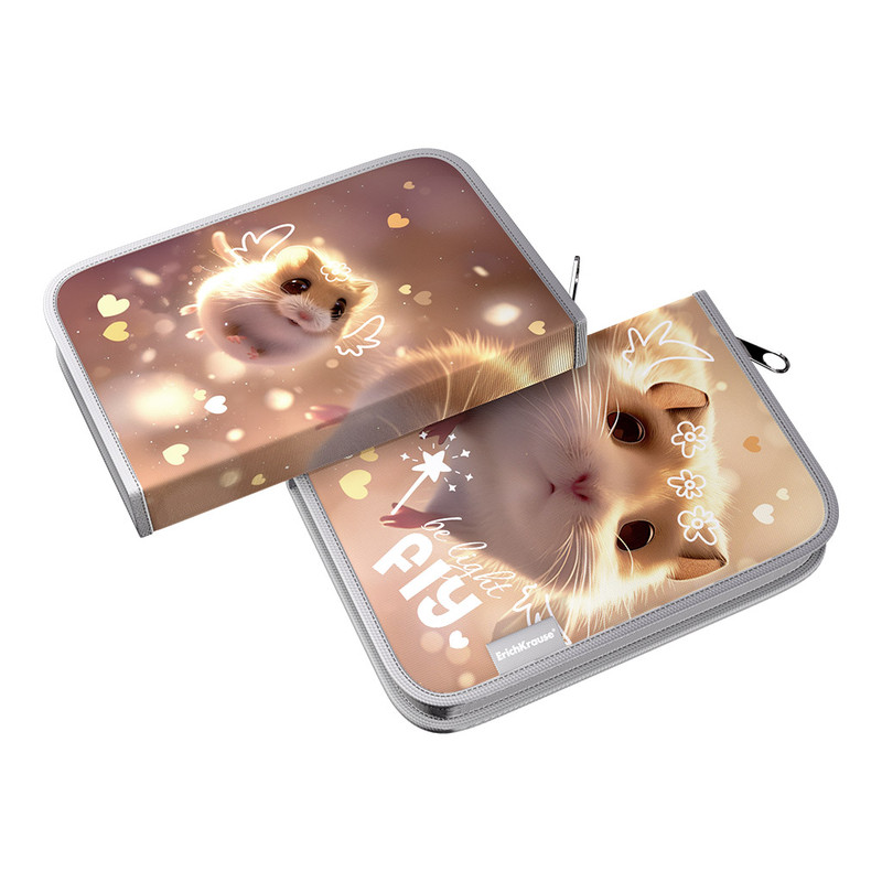 Пенал-книжка ErichKrause Fluffy, без наполнения