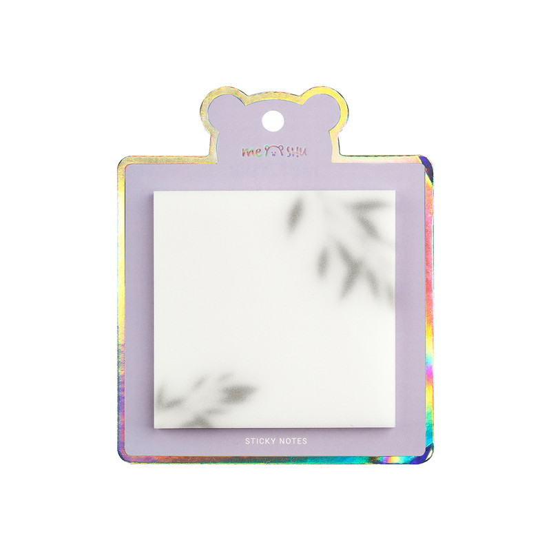 Самоклеящийся блок MESHU 'Shadow', 76х76 мм, 50 листов