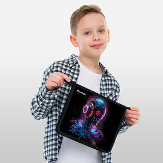 Папка для тетрадей 1 отделение на молнии, А5 Berlingo 'Cyberpunk' пластик 4