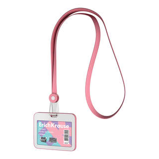 Бейдж горизонтальный с силиконовой лентой ErichKrause Pastel,...