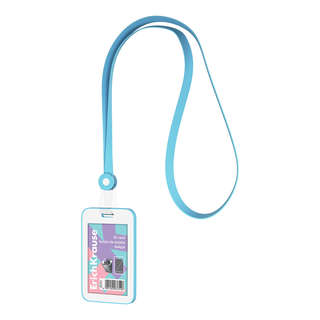 Бейдж вертикальный с силиконовой лентой ErichKrause Pastel, г...