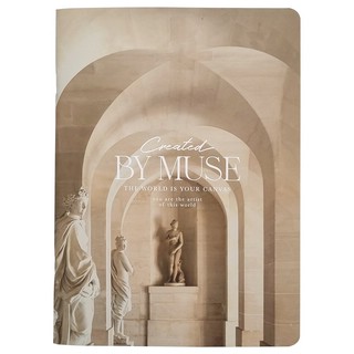 Тетрадь А4, 40 листов в клетку, на скрепке, Be Smart Muse, музей