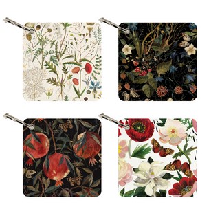 Блокнот А6, 110 листов, 9х9 см, BV 'Flora', обложка в ассорти...