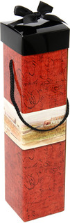 Коробка подарочная Veld-Co 'Giftbox. Трансформер. Бордо', под бутылку, цвет: бордовый, 34,4 х 8,2 х 8,2 см